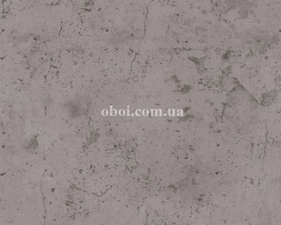 Вінілові шпалери AS Creation  арт. 1027688, колір Сірий, рисунок Штукатурка