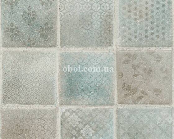 Вінілові шпалери AS Creation  арт. 1027390, колір Зелений, рисунок Абстрактний / геометрія
