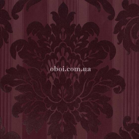 Виниловые обои  Italian Velour арт. 25037, цвет Бордовый, рисунок Классические